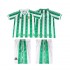 Camisola Real Betis 1996 1997 Retro Criança Equipamento Primeiro Manga Curta